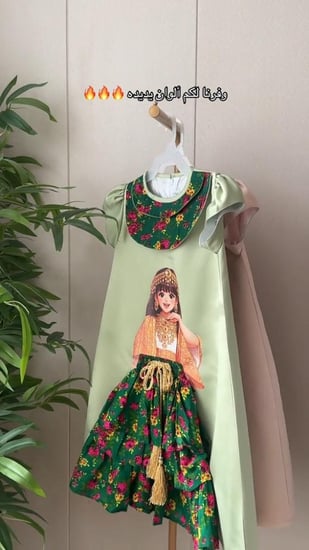 فستان رمضاني بناتي جديد