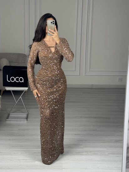 فستان سهره ماسك من لوكا فاشن