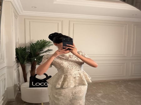 فستان  ناعم بقصه ناعمه