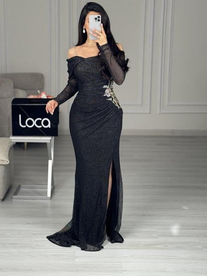 فستان سهره اسود راقي