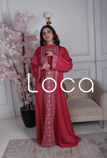 جلابيه باللون الفوشي