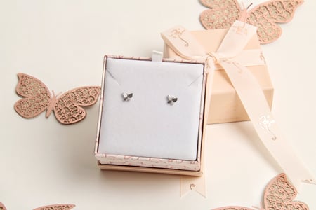 اقراط الماس وذهب