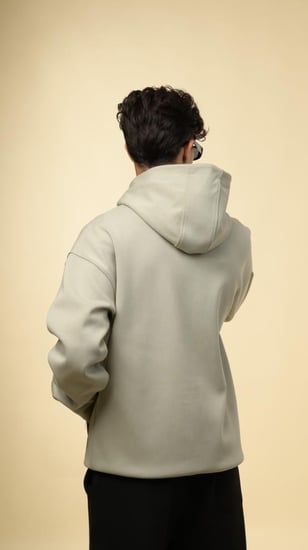 هودي ساده من إكسوبلانت بلون بيج هادئ