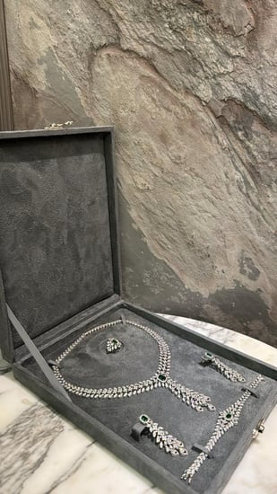 طقم تصميم الماس ( اخضر )