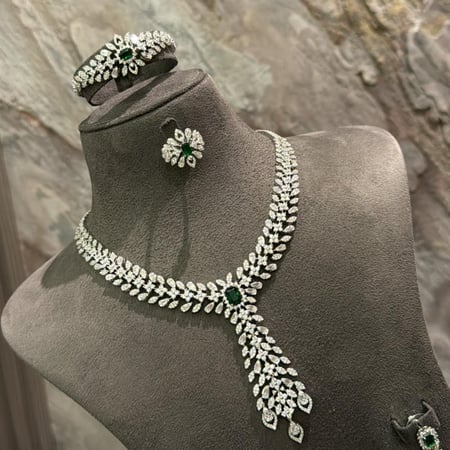 طقم تصميم الماس ( اخضر )