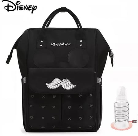 شنطة ثيم دزني بلون الاسود للبنات والاولاد