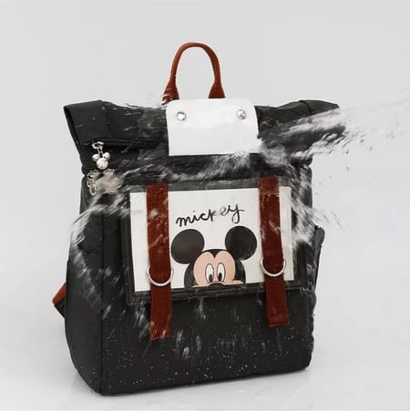 شنطة مواليد على الظهر ثيم دزني أولاد و بنات (لون ابيض)