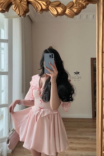 رونق اللون الوردي