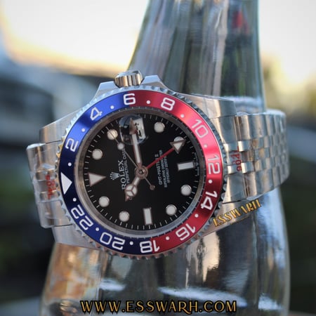 ساعة رولكس جي ام تي ماستر 2 بيبسي - مقاس 40 اوتوماتيك - بيبسي سير جوبلي