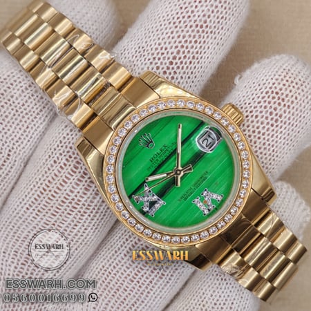 ساعة رولكس ديت جست - موديل نسائي - مقاس 31