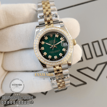 ساعة رولكس ديت جست - موديل نسائي - مقاس 31
