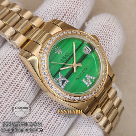 ساعة رولكس ديت جست - موديل نسائي - مقاس 31