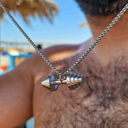 سلسال الدمبل استانليس ستيل مقاوم للماء موديل S2