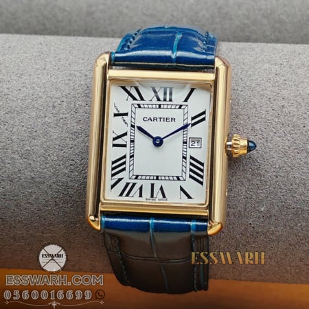 ساعة كارتير  تانك موست  مقاس 33.7 x 25.5 mm حجم صغير