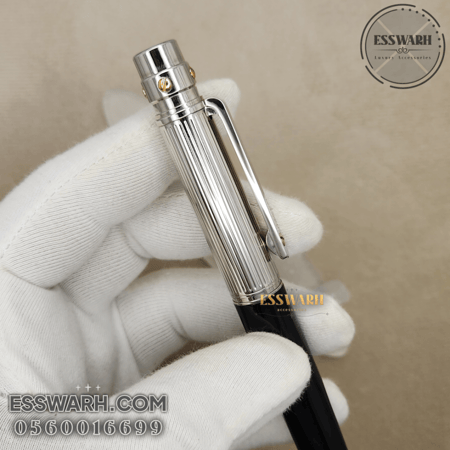 قلم كارتير سانتوس دو كارتييه موديل رقم CRM0124 مسمار ذهبي