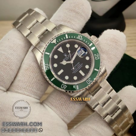 ساعة رولكس سابمارينر ستاربكس مقاس 40 سوبر كوالتي ( درجة عالية جداً )  اوتوماتيك