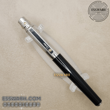 قلم كارتير سانتوس دو كارتييه موديل رقم CRM0124 مسمار ذهبي