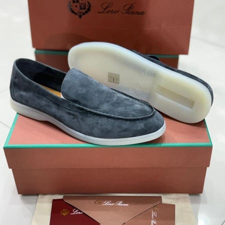 حذاء لوربيانا ايطالي رمادي داكن