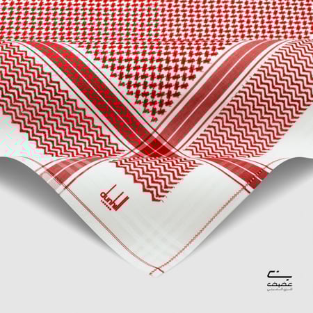 دنهل رسمي اخر اصدار - شماغ دنهل احمر من متجر بن عفيف للزي العربي