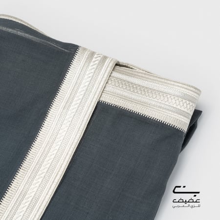 مشلح الفخامة رمادي فضي