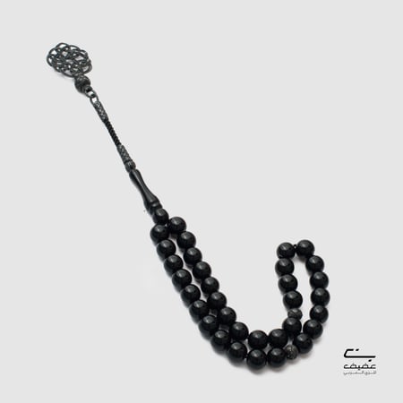 سبحة عقيق أسود طربزوني