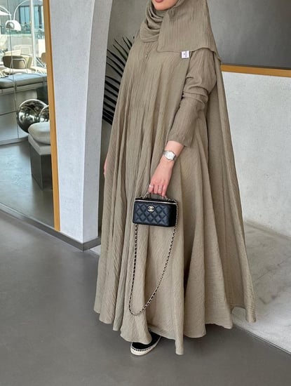 عبايه صيفيه دبل كلوش