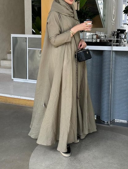 عبايه صيفيه دبل كلوش