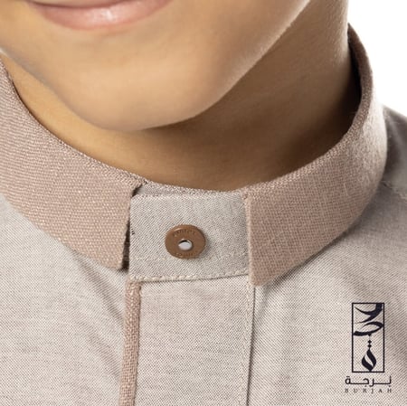 ثوب العز ( بلون غبار الورد )