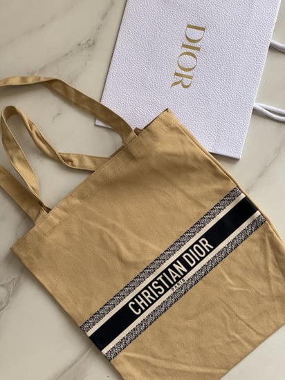 كيس قماش dior
