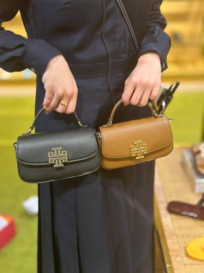 شنطة أسود ميني tory burch