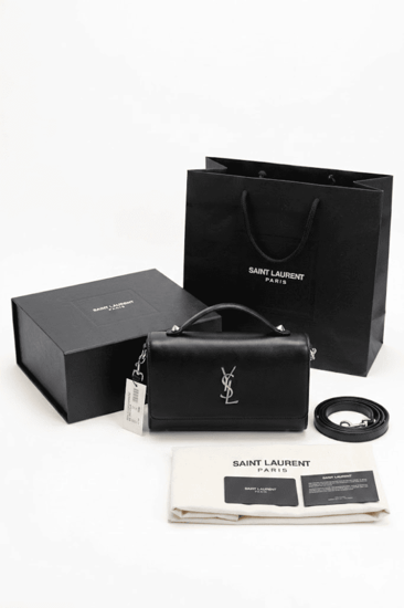 حقيبة كروس سان لوران YSL الفاخرة بملحقاتها