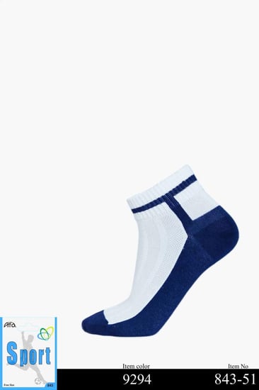 جورب رياضي رجالي قطن فوق الكعب 51-843