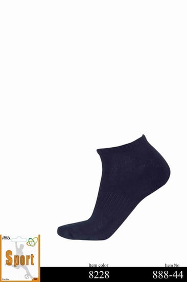 جورب رياضي رجالي قطن تحت الكعب مبطن 44-888