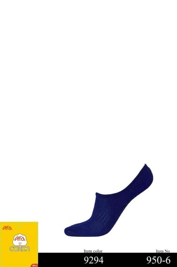 جورب مخفي مانع للانزلاق قطن شتوي مبطن بحبيبات السليكون 6-950