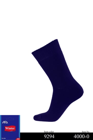 جورب شتوي رجالي اكرليك ( صوف صناعي ) نصف الساق   4000