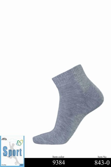 جورب رياضي رجالي قطن فوق الكعب 0-843