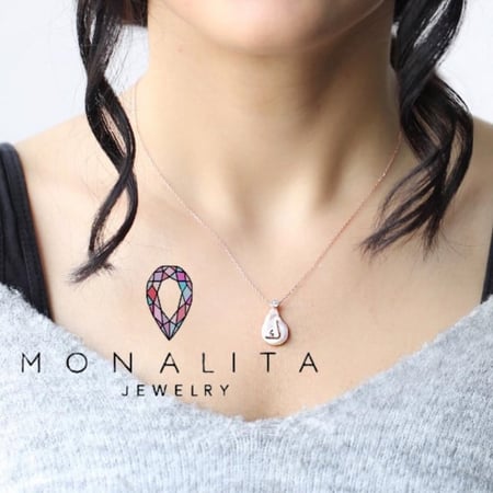 سلاسل الأحرف العربية الأنيقة , اللون روز جولد (LA1) .