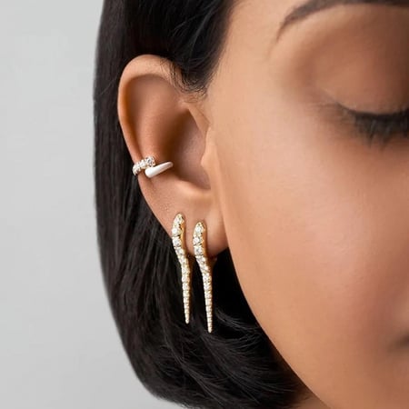حلق Dangler Long Earrings