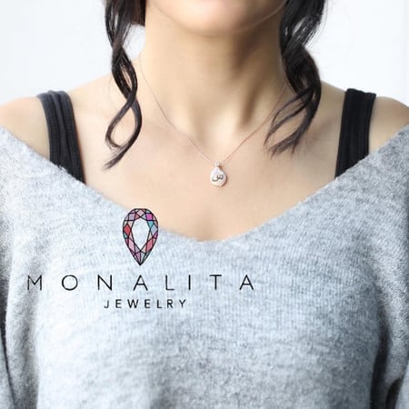 سلاسل الأحرف العربية الأنيقة , اللون روز جولد (LA1) .