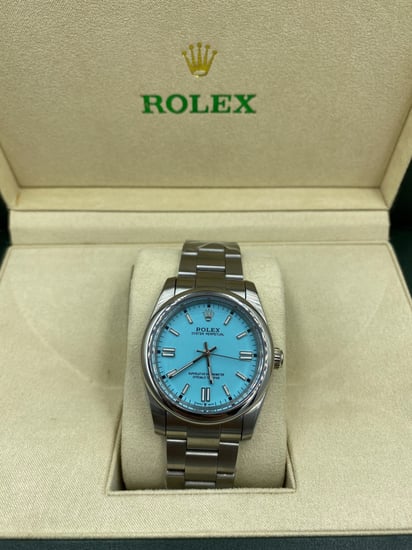 رولكس اويستر بربتشوال رجالي تيفاني