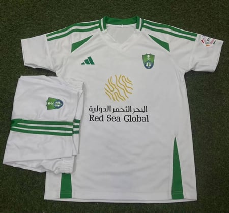طقم نادي الاهلي السعودي الجديد 2025 تيشيرت الاهلي 2025 متجر روشن