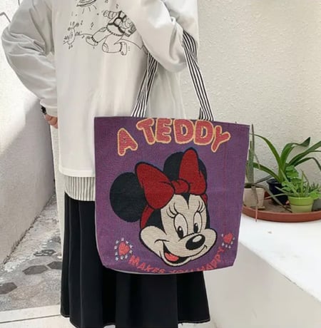 اكياس قماشية  برسومات ديزني متعددة الاستخدامات