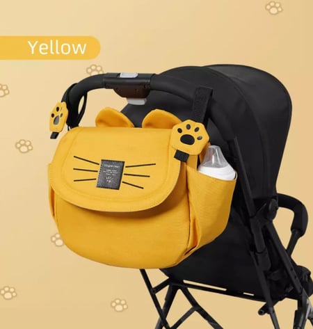 شنطة sunveno لاحتياجات الاطفال والمواليد يمكن حملها على الكتف او تعليقها بالعربة واسعة وعملية