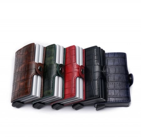 محفظة ذكية دبل تخرج البطايق بضغطة زر  كروك