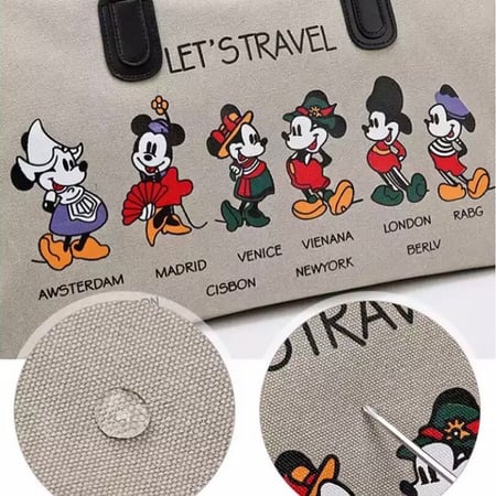 شنطة متعددة الاستخدامات برسومات شخصيات ديزني