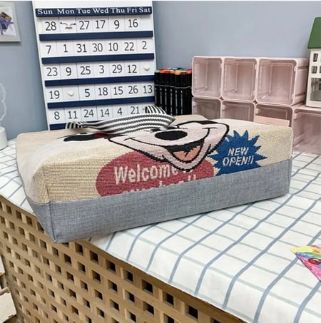 اكياس قماشية  برسومات ديزني متعددة الاستخدامات