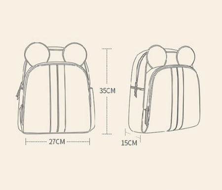 شنطة ديزني اصلية لاحتياجات الاطفال والمواليد مقاوم للماء والاوساخ