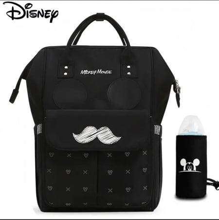 شنطة ديزني اصليه لاحتياجات الاطفال والمواليد مع علاقات للعربة