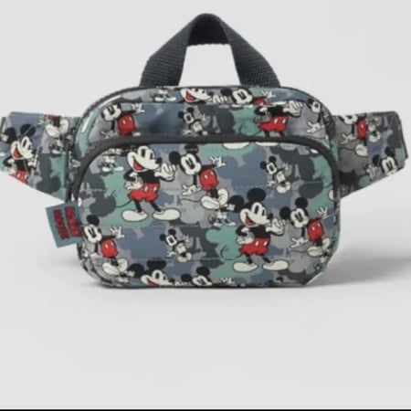 شنطة حزام بناتية قماشية ديزني زارا