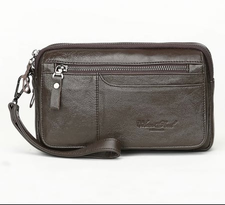 شنطة رجالية من الجلد الطبيعي